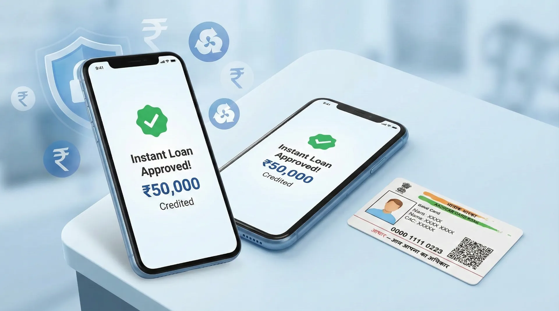 Aadhaar card instant loan application process in 2026